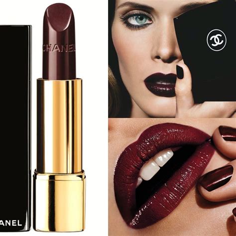 chanel 08 rouge noir|chanel rouge noir lipstick dupe.